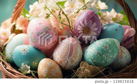 イースターエッグのイメージ素材 Easter egg 119815818