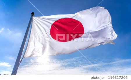 日本国旗,日の丸,Generative AI AI画像 119817203
