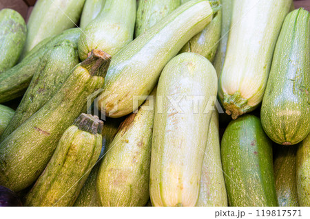 nutrition food vegetable raw zucchini healthy fresh green ripe object courgette vegetarian nutrition food vegetable raw zucchini healthy fresh green ripe object courgette vegetarian 119817571