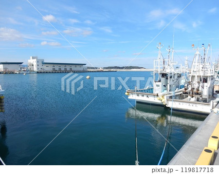 福島県浪江町「請戸漁港」全景 119817718