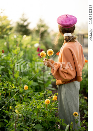 Morning Harvest in the Garden Morning Harvest in the Garden 119818318
