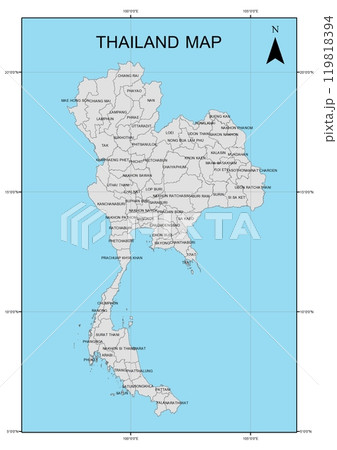 Thailandmap asia style classic wallpaper Thaitext 119818394