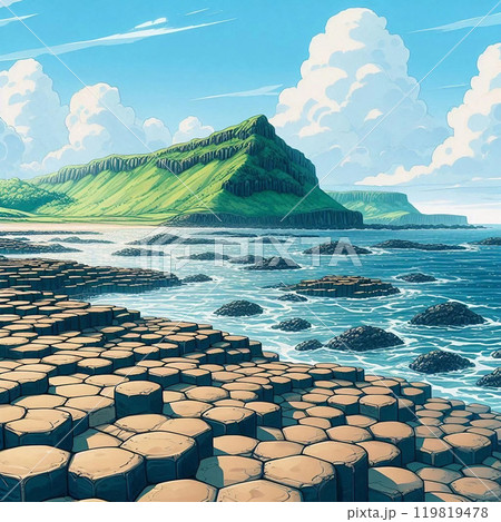 広大な石柱海岸 119819478