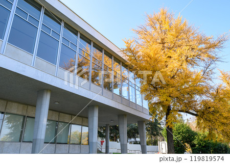The Museum of Yugoslavia, with Josip Broz Tito grave located in The House of Flowers, the most visited museum in Belgrade, Serbia The Museum of Yugoslavia, with Josip Broz Tito grave located in The House of Flowers, the most visited museum in Belgrade, Serbia 119819574
