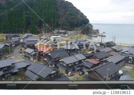 兵庫県香美町 香住区余部の町並み 兵庫県香美町 香住区余部の町並み 119819611