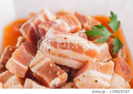 パック入り味付け豚バラ肉 パック入り味付け豚バラ肉 119820187