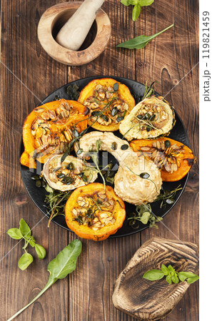 Baked Autumn Squash Baked Autumn Squash 119821459