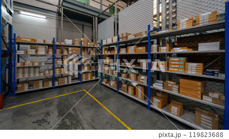 【ロジスティクス】物流倉庫イメージ 【ロジスティクス】物流倉庫イメージ 119823688
