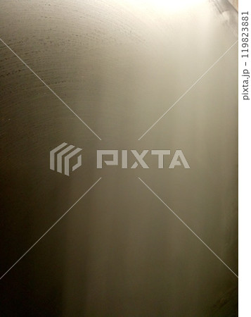 Close-up of a white wall with a smooth texture. Isolated on a white background. 119823881