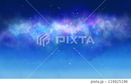 幻想的な星空のイメージ1 幻想的な星空のイメージ1 119825196