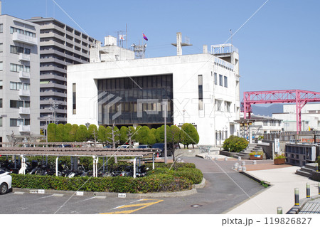 広島宇品水上消防署建物の景色 119826827