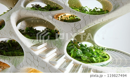Innovative Vertical Garden Design Showcasing Sustainable Urban Agriculture Concepts 119827494
