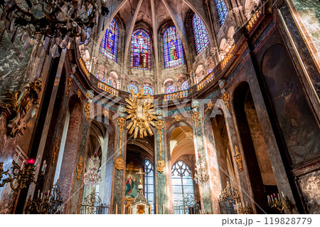 Saint Jacques church, Compiegne, France, interiors Saint Jacques church, Compiegne, France, interiors 119828779