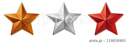 星・スターのイメージ素材透過 image of star（PNG） 119830905