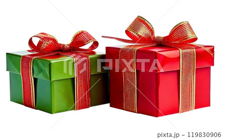 ギフトラッピング・プレゼントのイメージ素材透過 image of gift（PNG） 119830906