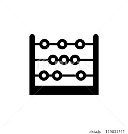Abacus Icon Illustration Abacus Icon Illustration 119831735