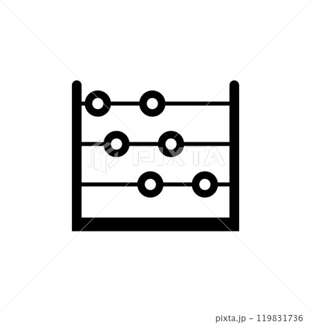 Abacus Icon Illustration Abacus Icon Illustration 119831736