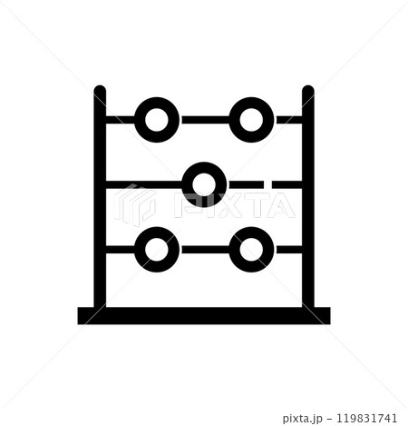 Abacus Icon Illustration 119831741