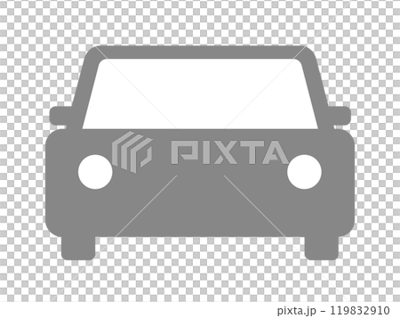 車のアイコン（シルエット） 119832910