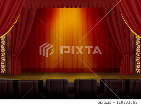 背景　ゴージャスなコンサートホール 119833565
