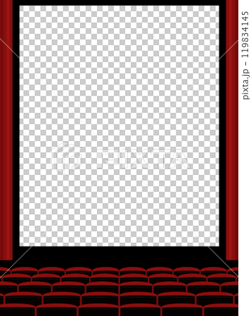 Theater-style copy space 119834145