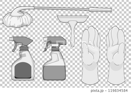風呂用ブラシと洗剤セット|スタンダードな風呂掃除用具 風呂用ブラシと洗剤セット|スタンダードな風呂掃除用具 119834584