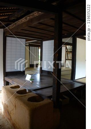 萩の町並み 伊藤博文旧宅 萩の町並み 伊藤博文旧宅 119835222