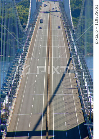 瀬戸大橋・鷲羽山・東屋展望台から(岡山県・倉敷市) 瀬戸大橋・鷲羽山・東屋展望台から(岡山県・倉敷市) 119835661