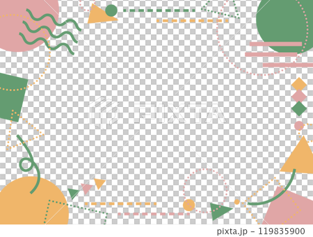 幾何形狀的抽象背景框架,流行設計 幾何形狀的抽象背景框架,流行設計 119835900
