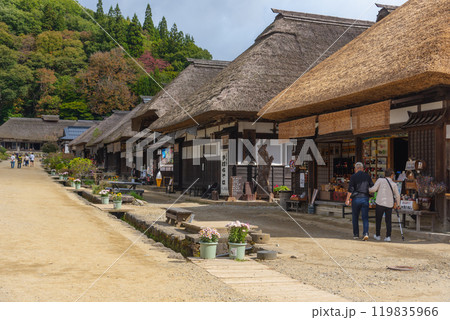 大内宿景観 119835966