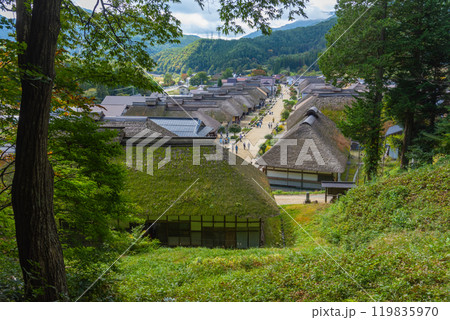 大内宿景観 大内宿景観 119835970