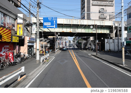 都市風景　国道14号線　西船橋駅周辺 119836588