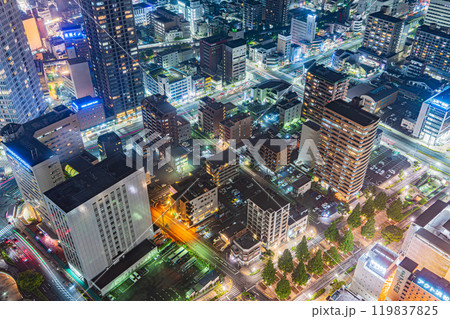 浜松市街地の夜景01 浜松市街地の夜景01 119837825