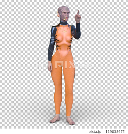 Female alien 119838675