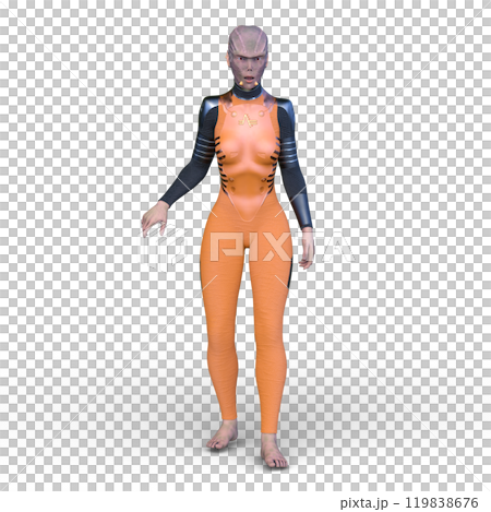 Female alien 119838676