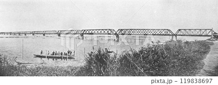 明治時代の日本 愛知 木曽川 明治時代の日本 愛知 木曽川 119838697