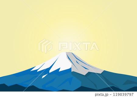 富士山と背景のイラスト 富士山と背景のイラスト 119839797
