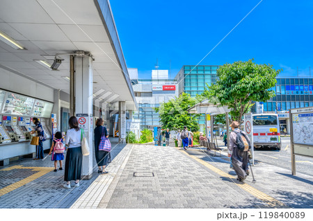 神奈川県川崎市の都市風景 鷺沼駅 神奈川県川崎市の都市風景 鷺沼駅 119840089