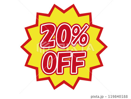 販促POP20%OFF 販促POP20%OFF 119840188