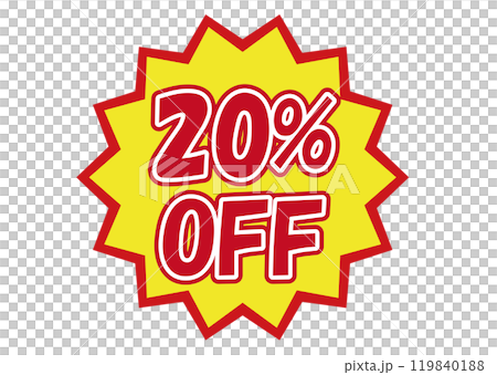 販促POP20%OFF 販促POP20%OFF 119840188