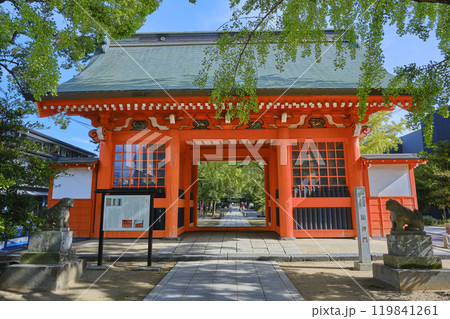 千葉県市川市　葛飾八幡宮　随神門 119841261