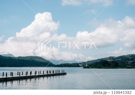 Sun Moon Lake Xuanguang Wharf in Nantou County, Taiwan 119841382