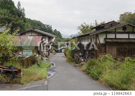 長野県/大妻籠のレトロな風景【旧中山道・木曽路】 長野県/大妻籠のレトロな風景【旧中山道・木曽路】 119842663