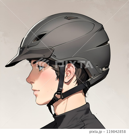 ヘルメットのイラスト画像 119842858