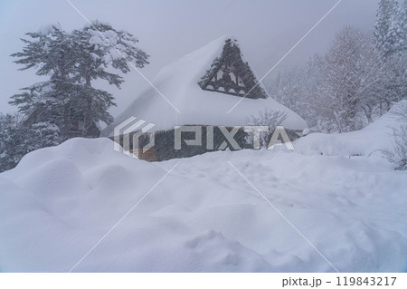【世界遺産】豪雪の白川郷【岐阜県】 119843217