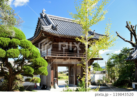 第9番札所 正覚山 菩提院 法輪寺(山門)　【徳島県阿波市土成町】 119843520