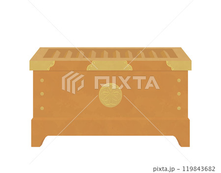 賽銭箱のイラスト 119843682