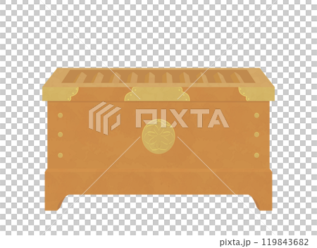 賽銭箱のイラスト 119843682