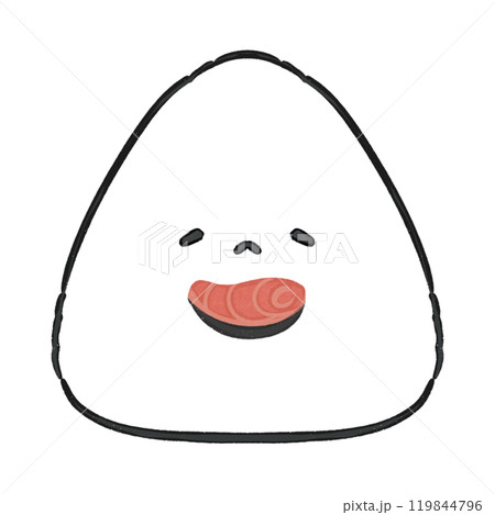 おにぎり鮭さん 119844796