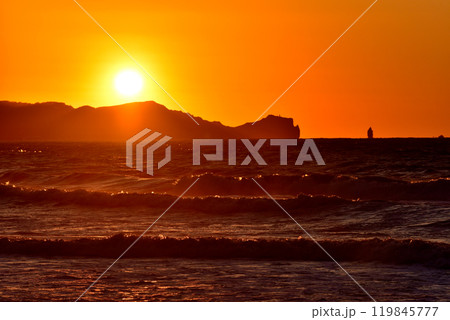 神威岬夕景 神威岬夕景 119845777